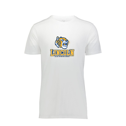 [FTSCUBWH-YS-LOGO1] Decker Youth Tri-Blend T-Shirt - Short Sleeve (Youth S, White, Logo 1)