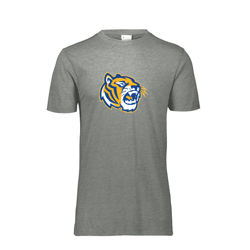 [FTSCUBGY-YS-LOGO2] Decker Youth Tri-Blend T-Shirt - Short Sleeve (Youth S, Gray, Logo 2)