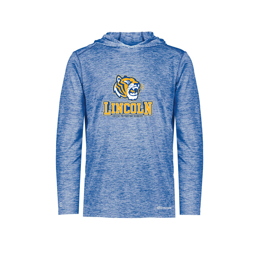 [FOLHCGRY-AS-LOGO1] Decker Men's Charge Hoodie (Adult S, Royal, Logo 1)