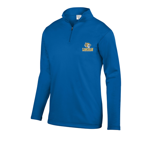 [FOLQFFRY-AS-LOGO1] Decker Men's FlexFleece 1/4 Zip (Adult S, Royal, Logo 1)