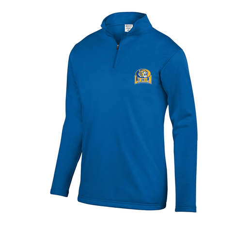 [FOLQFFRY-AS-LOGO3] Decker Men's FlexFleece 1/4 Zip (Adult S, Royal, Logo 3)
